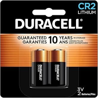CR2 3V Lithium Battery, 2 Count (Pack of 1), CR2 Battery Lithium, High Power, Long-Lasting for Video and Photo Cameras, Lighting Equipment, and More