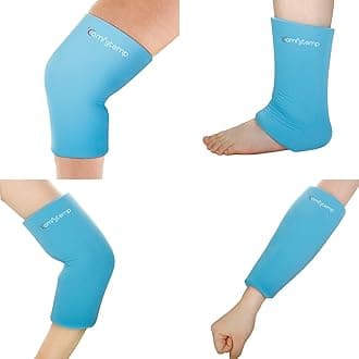 Comfytemp Elbow Ice Sleeve, Elbow Arm Ice Pack for Injuries Reusable, Freeze Gel Cold Compression Ankle Knee Shin Ice Pack Wrap with Hot & Cold Therapy for Pain Relief, Bursitis, Get Well Surgery Gift