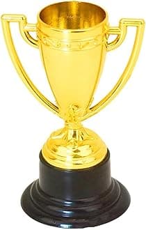 NIIIYTYB Mini Trophy Cups - Small Gold Trophies for Kids - Party Award Trophies for Sports Tournaments, Competitions and Parties