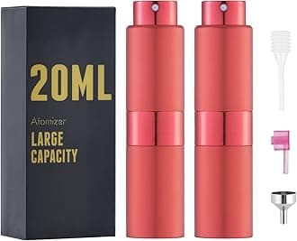20ML Perfume Atomizer, Empty Cologne Spray Bottle, Mini Sprayer Dispenser for Travel (2PCS)