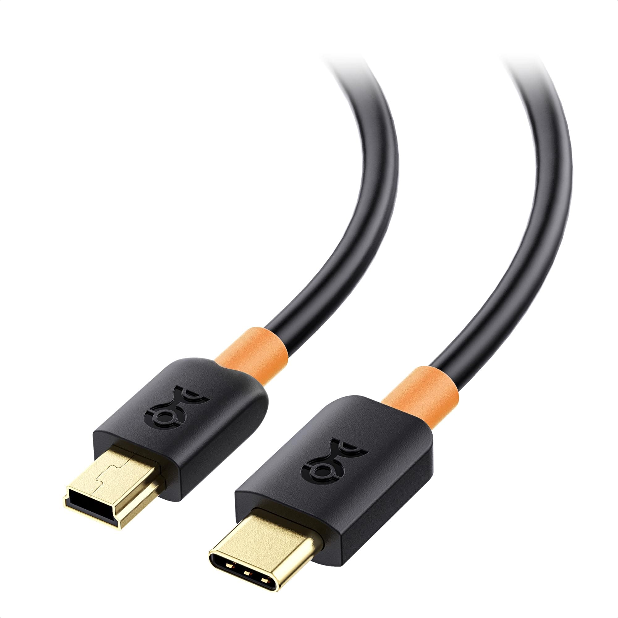 Cable Matters USB 2.0 Type C (USB-C) to Mini B (Mini USB) Cable in Black 6.6 Feet