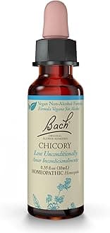 Bach Original Flower Remedies, Chicory (Non-Alcohol Formula) - Love Unconditionally - Natural Homeopathic Flower Essence for Emotional Balance - Vegan, Gluten Free, Sugar Free - 10mL Dropper