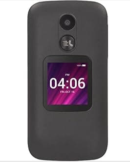 TCL Go Flip 2 4058G 8GB Factory Unlocked 4G LTE GSM Smart Flip Phone (Renewed)