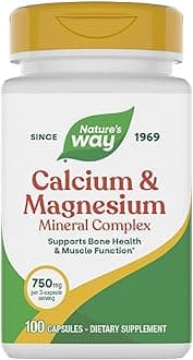 Calcium & Magnesium- Certified Potency 100 Capsules