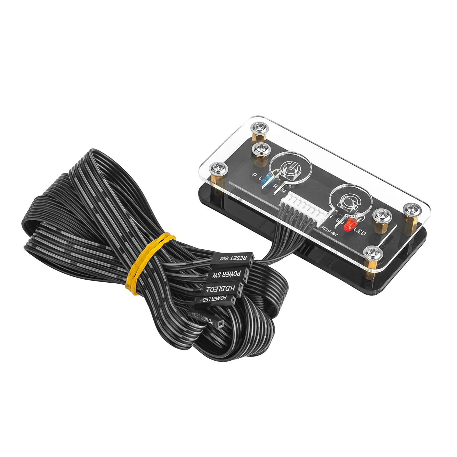 OwlTree Desktop Computer Power Button - External PC Case Motherboard Switch - On/Off Power Supply Button