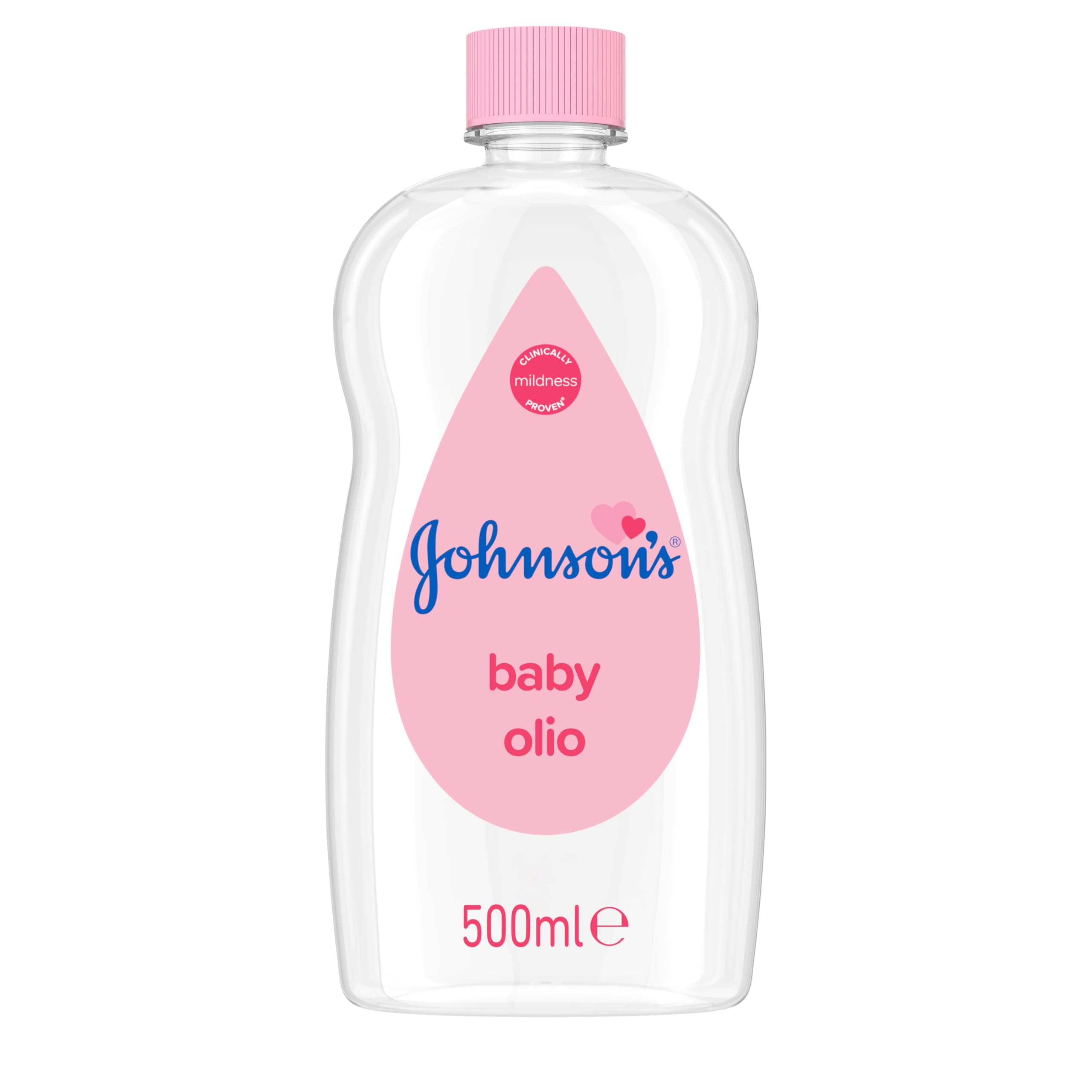 Johnson's Baby Oil (500ml, Pink)
