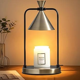 Candle Warmer Lamp with Timer Dimmer, Birthday Gifts for Women Mom, House Warming Gifts New Home Room Decor, Plug-in Operated Wax Melt Warmer for Scented Jar Candles