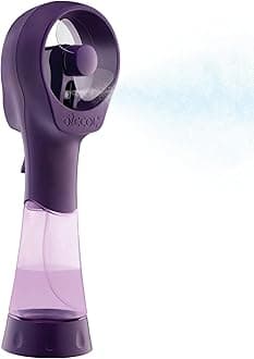 O2COOL Elite Misting Fan, Purple