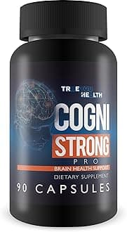 Cogni Strong Pro - Brain Health Support Supplement for Memory, Focus, Clarity, & Mood - Brain Health Supplements for Adults with Ginseng, Turmeric, Green Tea, & Vitamin D - Nootropic Brain Booster
