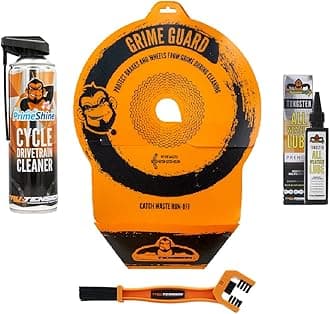 Tru-Tension | Bicycle Grime Guard Bundle | 4 Piece Bicycle Kit | Protect Brakes & Wheels During Cleaning | Bicycle Tools & Accessories (Suitable for Bicycles Only)