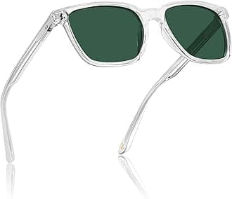 CARFIA Retro Square Mens Sunglasses Polarised Eyewear 100% UV Protection for Driving Travel