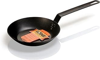 Pre-Seasoned Carbon Steel Skillet 8" Black FBA_CRS8