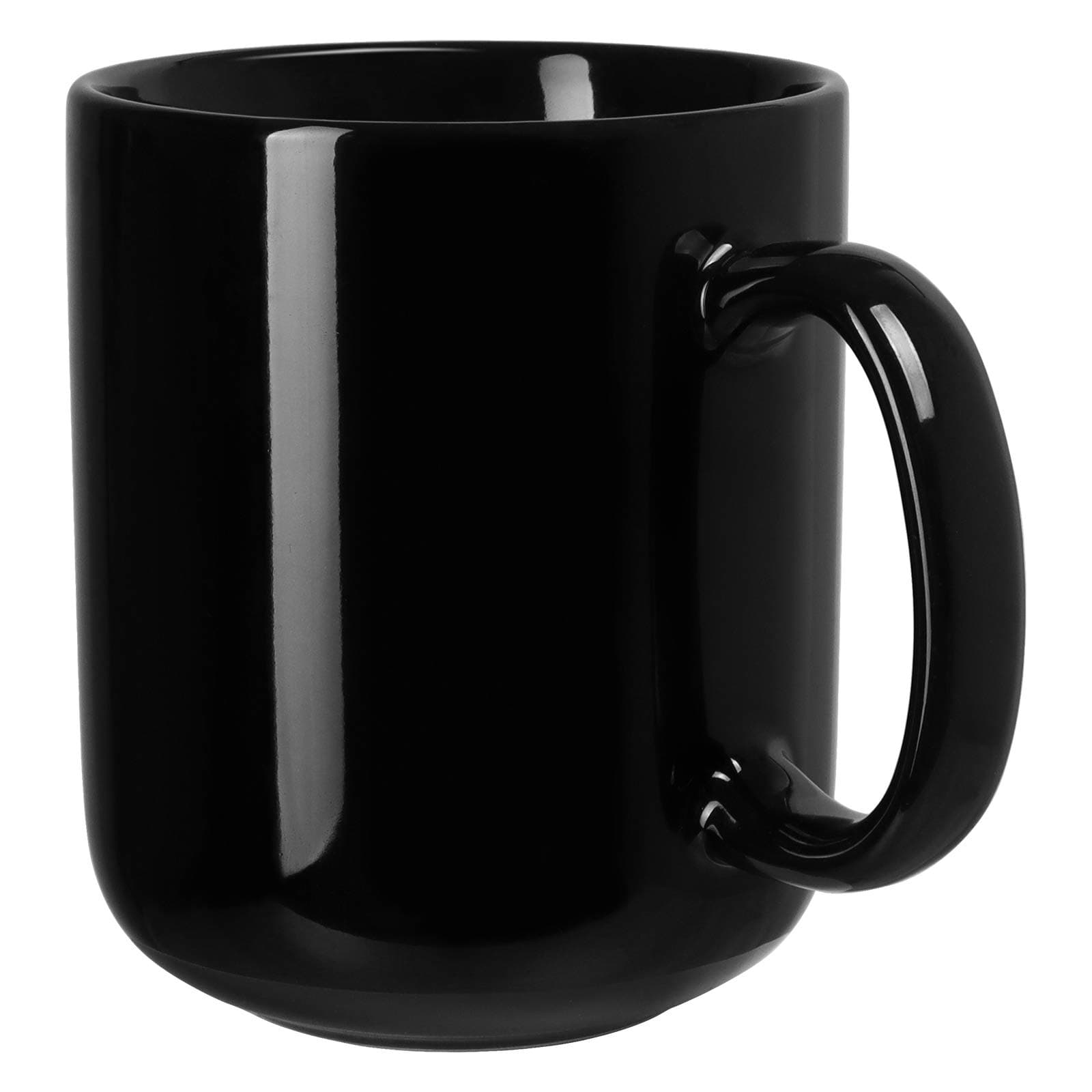 20 OZ Large Coffee Mug, 600ml Porcelain Extra Big Ceramic Cup for Tea Coffee for Men Women, Black