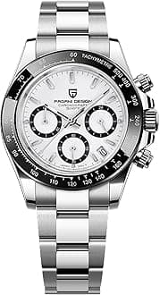 Pagani Design Men's Watch Sapphire Crystal Chronograph Stainless Steel Waterproof Luminous Watch Japanese Movement Men's Quartz Watch