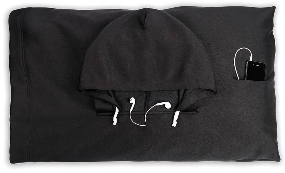 Hooded Pillowcase - Black