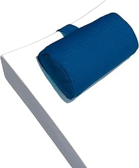 REZVANI Pool Lounge Chair Pillow. Pool Lounger Headrest for in Pool Ledge. Adirondack Chair Head Pillow. for Beach Chair and Chaise Lounge. Spa Pillow for Outdoor Hot Tub (Sapphire Wave)