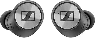 Consumer Audio Momentum True Wireless 2 - Bluetooth in-Ear Buds with Active Noise Cancellation, Smart Pause, Customizable Touch Control and 28-Hour Battery Life - Black (M3IETW2 Black)