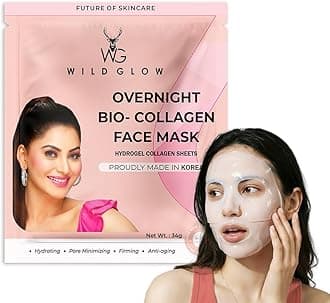 Collagen Overnight Mask 1 PC | korean Mask For Glass Skin | Hydrating Mask With Honey For Deep Hydration, Pore Minimizing, Elasticity Improvement, pigmentation, De-Tan, 1 count (Pack of 1)