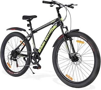 Urban Terrain Galaxy Max Multispeed High Performance Mountain Cycles for Men with Complete Accessories MTB Bike 26T (7 Speed, Green)