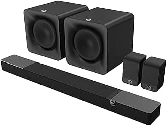 Klipsch FLEXUS-200 Soundbar with 2 FLEXUS-10 Subs and FLEXUS-SURROUND Speakers