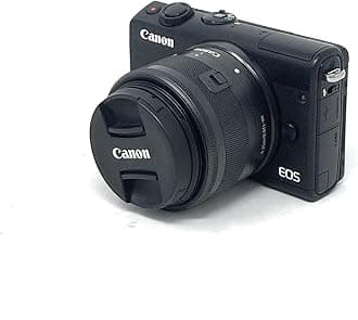 Canon EOS M100 with EF-M 15 - 45 mm lens - Black