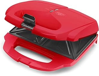 GreenLife CC004776-001 Pro Sandwich Maker, Ceramic, Red