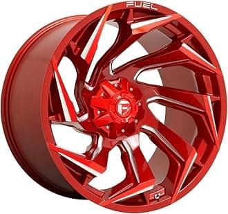 FUEL OFF-ROAD D754 REACTION 15X8, 5X4.5/4.75, 3.79, -18mm CANDY RED MILLED - D75415800437