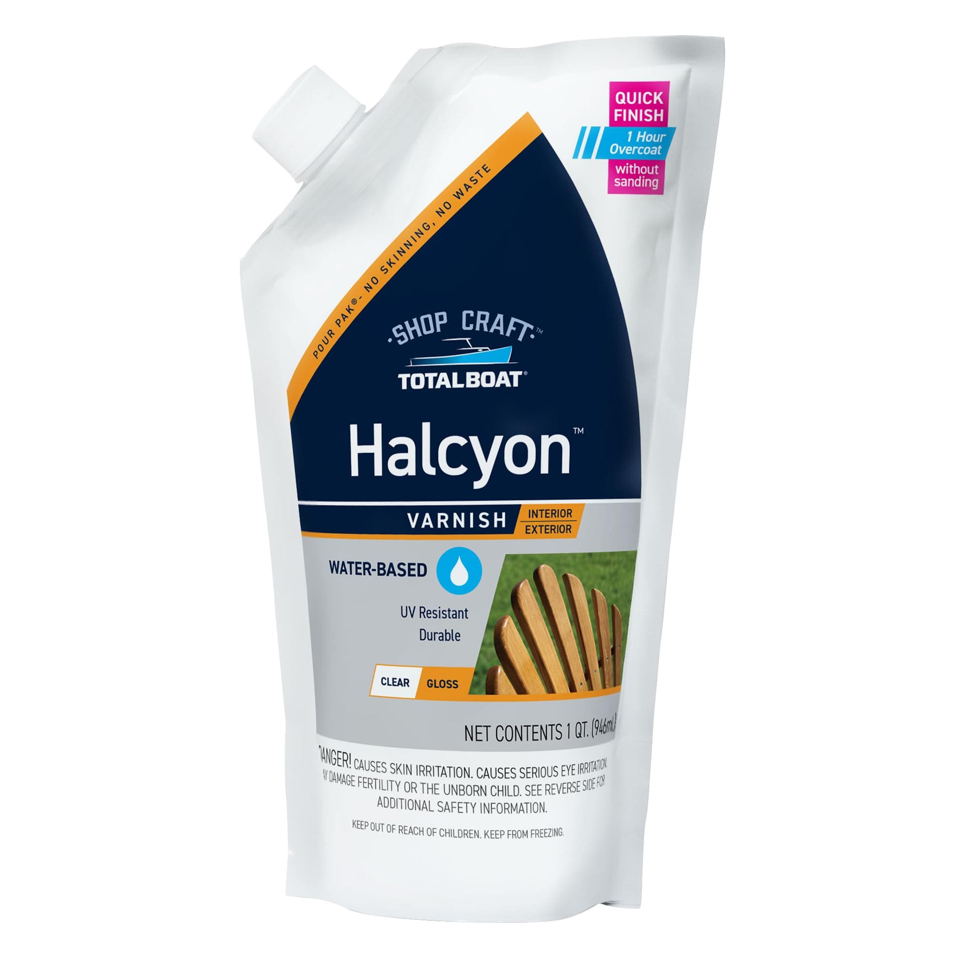 TotalBoat Halcyon Varnish (Gloss, Quart)