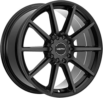 Motiv 431B 16x7.5 5x100/5x4.5" +40mm Gloss Black Wheel Rim 16" Inch