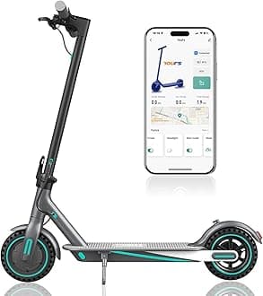 Electric Scooter for Adults, Up to 21 MPH, 19 Miles Ranges, 350W Motor E-Scooter with 8.5 Inch Tires, Foldable Escooter with Dual Braking and APP Control, UL Certified