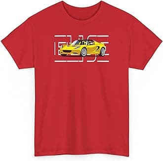 British Sports Car Elise Vector Art Unisex Cotton T-Shirt