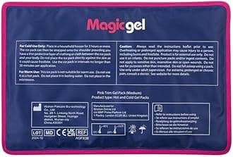 Magic Gel Premium Ice Pack - Reusable Gel Ice Pack (11.8" x 7.8") for Icing Injuries, Pain Relief, Cold Compress for Reducing Swelling - FSA HSA Eligible - | Flexible & Foldable 1 Count (Pack of 1)