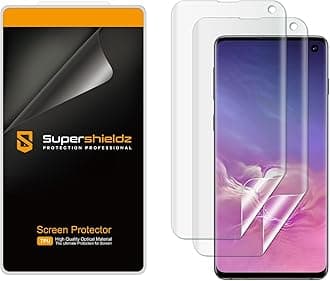 (2 Pack) Designed for Samsung Galaxy S10 Screen Protector, (Full Coverage) High Definition Clear Shield (TPU)