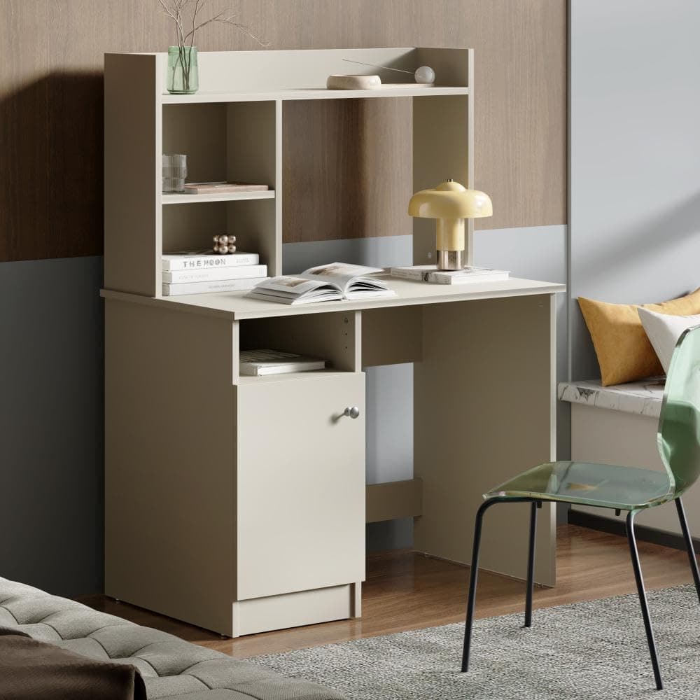 Study Table | 1 Year Warranty | Study Table for Students, Computer Table, Study Table for Adults, Office Table, Engineered Wood(Sage - Pumic Grey)