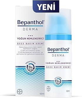 Bepanthol Derma Intensive Moisturizing-Night Face Care Cream-50 ml