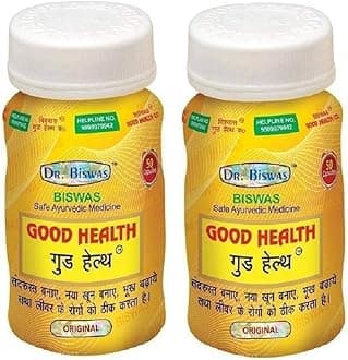 Dr Biswas Healthcare Ayurvedic Capsules, Pack Of 2 (50 Tab X 2) | 100 Count