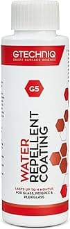 G5 Water Repellent Coating on Glass and Perspex for Cars, 3.4 fl oz | Repels Dirt and Water, Highly Hydrophobic, Works on Low Speed Driving, Easy to Apply, Lasts up to 4 Months