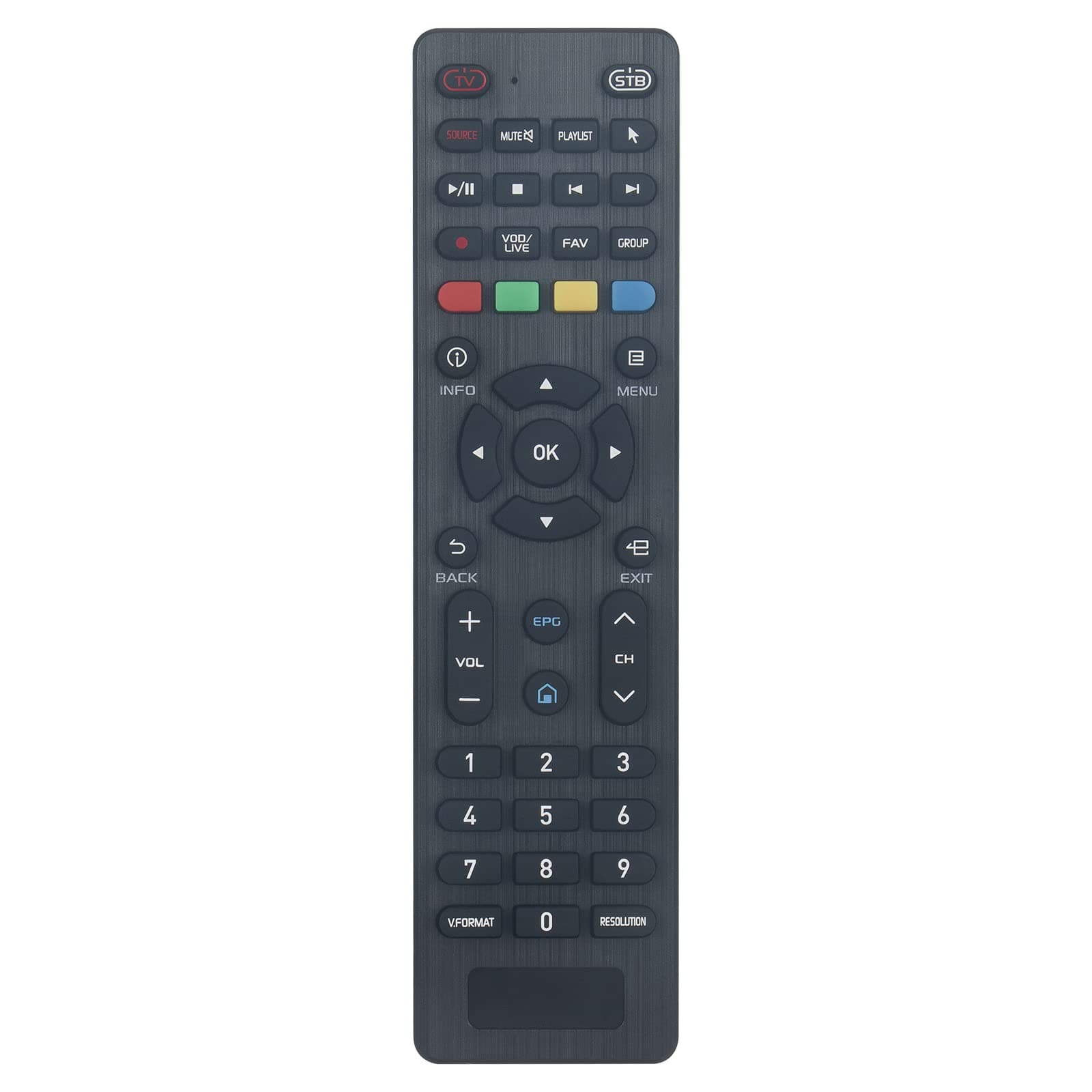 Replacement remote control suitable for Dreamlink Formuler Z10 Pro Max, Z10 Pro, Z8 Pro, Z8, Z+, Z + Neo, Z Nano, Z Alpha, Z7+, Z7+ 5G, ZX, ZX 5G, CC, T1, T2, T1+, Dlite, Dlite+ TV Box