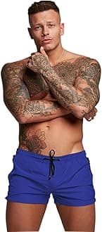 Men’s Swim Trunks Quick Dry Swim Shorts Board Shorts with Triangle Mesh Lining