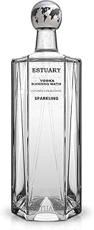 Estuary Blending Sparkling Water - 330 ml | Premium Non-Alcoholic Mixer (Pack of 8, Vodka)