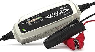 Ctek (56-865) us 0.8 12 volt fully automatic 6 step battery charger,black