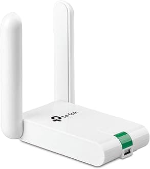 TL-WN822N 300Mbps High Gain Wireless N USB Adapter, Stronger Coverage with High-Gain External Antenna, Boost Wi-Fi Coverage and Surfing Experience
