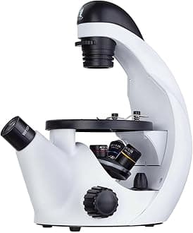 IQCrew by AmScope 40X-500X Kids Inverted Compound Microscope for Students