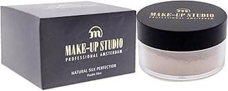 Make-Up Studio Amsterdam Make-Up Natural Silk Perfection Face Powder - Loose Powder- Fixes Foundation And Provides A Matte Finish - Long-Lasting Effect - 0.15 Oz