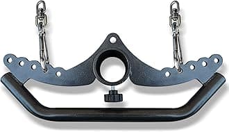 KORIKAHM Adjustable Lat Pull down Bar, Cable Machine Attachments for Gym, Home Gym Fitness T-bar Row Pulldown Attachments, Lat Pull Down Machine Wide Grip Neutral Grip Handle