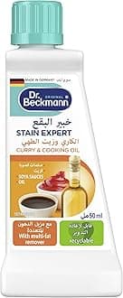 Dr. Beckmann Expert Laundry Fabric Stain Remover Liquid|Removes Tough from Curry Cooking Oil Fats|For Colors and Whites|Made in Germany - 50 ML