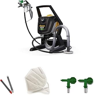 WAGNER ControlPro 350R - Airless Paint Sprayer for Wall & Ceiling/Wood & Metal paint - interior and exterior usage, covers 15 m² - 2 min, 110 bar, adjustable spray pressure, 15 m hose