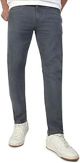 Urbano Fashion Men's Slim Fit Mid Rise Washed Jeans Stretchable