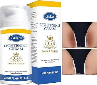Skin Lightening Cream Gel For Body Intimate Area With Niacinamide, Arbutin, Vitamin C For Private Parts, Underarm, Knees, Elbows, Inner Thigh, Bikini Areas, armpit Skin Whitening Bleaching Cream 30ML
