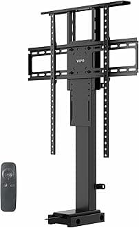 VIVO Motorized TV Stand for 32 to 65 inch Screens, Vertical Lift Television Stand with Remote Control, Compact TV Mount Bracket, MOUNT-E-UP65A